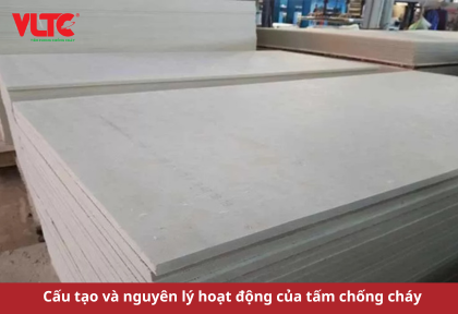 Cấu tạo và nguyên lý hoạt động của tấm chống cháy