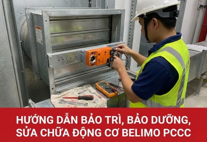 Hướng dẫn bảo trì, bảo dưỡng, sửa chữa, báo giá và so sánh động cơ Belimo với các thương hiệu khác