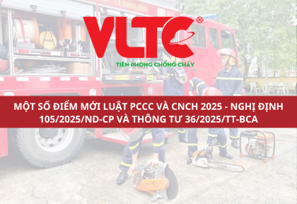 Một số điểm mới của luật PCCC và CNCH 2025 - Nghị định 105/2025/ND-CP VÀ Thông tư 36/2025/TT-BCA
