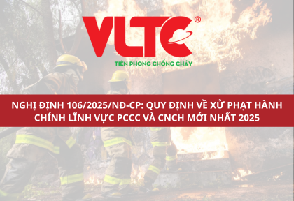 Nghị định 106/2025/NĐ-CP: Quy định về xử phạt hành chính lĩnh vực PCCC và CNCH mới nhất 2025