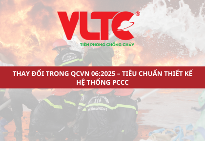 Thay đổi trong QCVN 06:2025 – Tiêu chuẩn thiết kế hệ thống PCCC