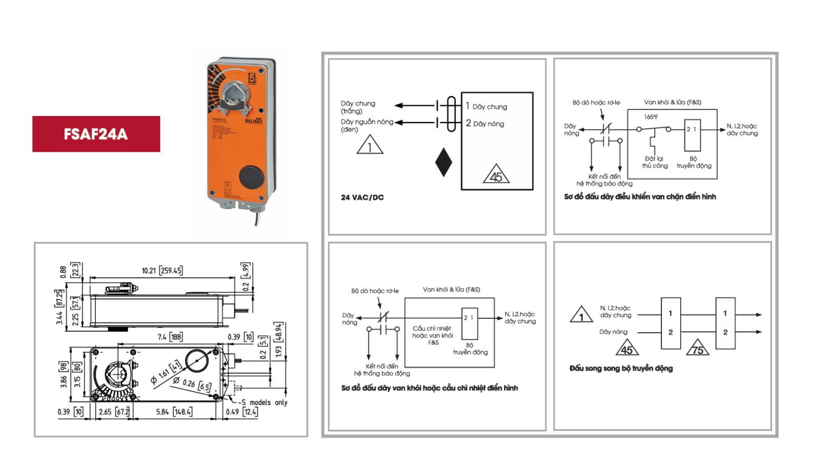 Động cơ Belimo FSAF 24A