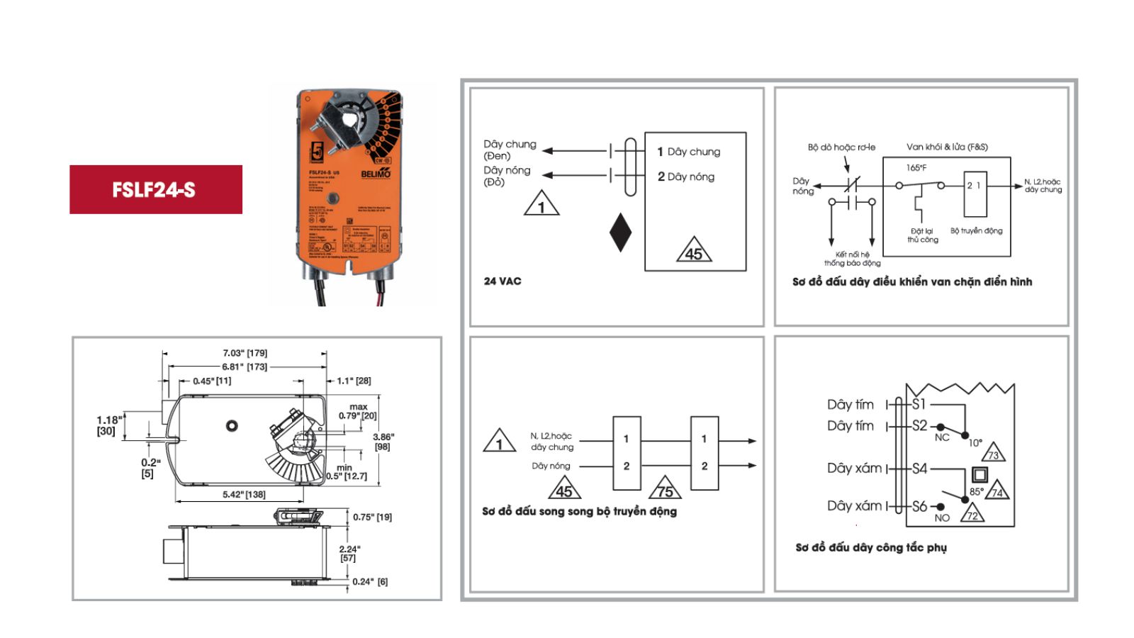 Động cơ Belimo FSLF24-S