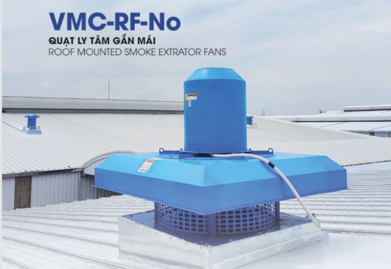 Ứng dụng quạt hút mái Vimax VMA-RF-NO cho nhà xưởng công nghiệp quy mô lớn