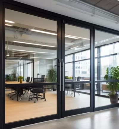 Vách kính chống cháy EI45