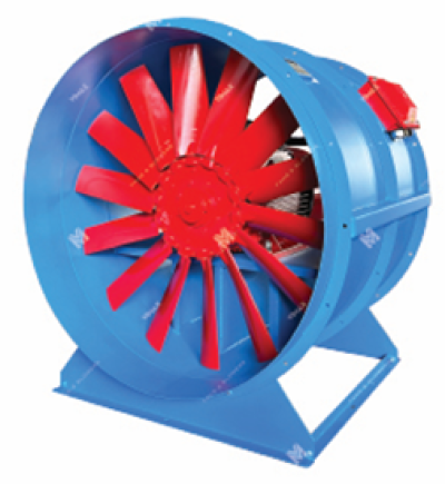 Quạt hướng trục hút khói động cơ chịu nhiệt 